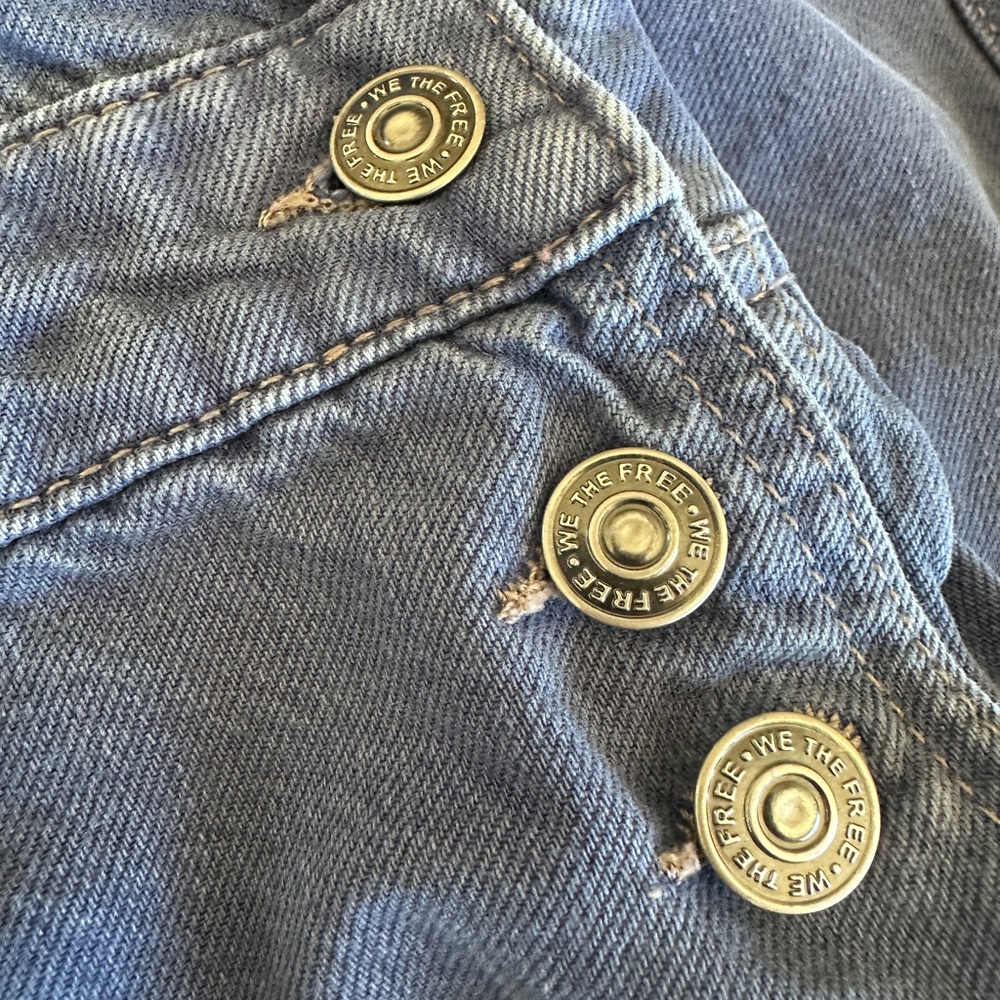 Free People We The Free Good Luck Barrel Overalls - Picture 7 of 8
